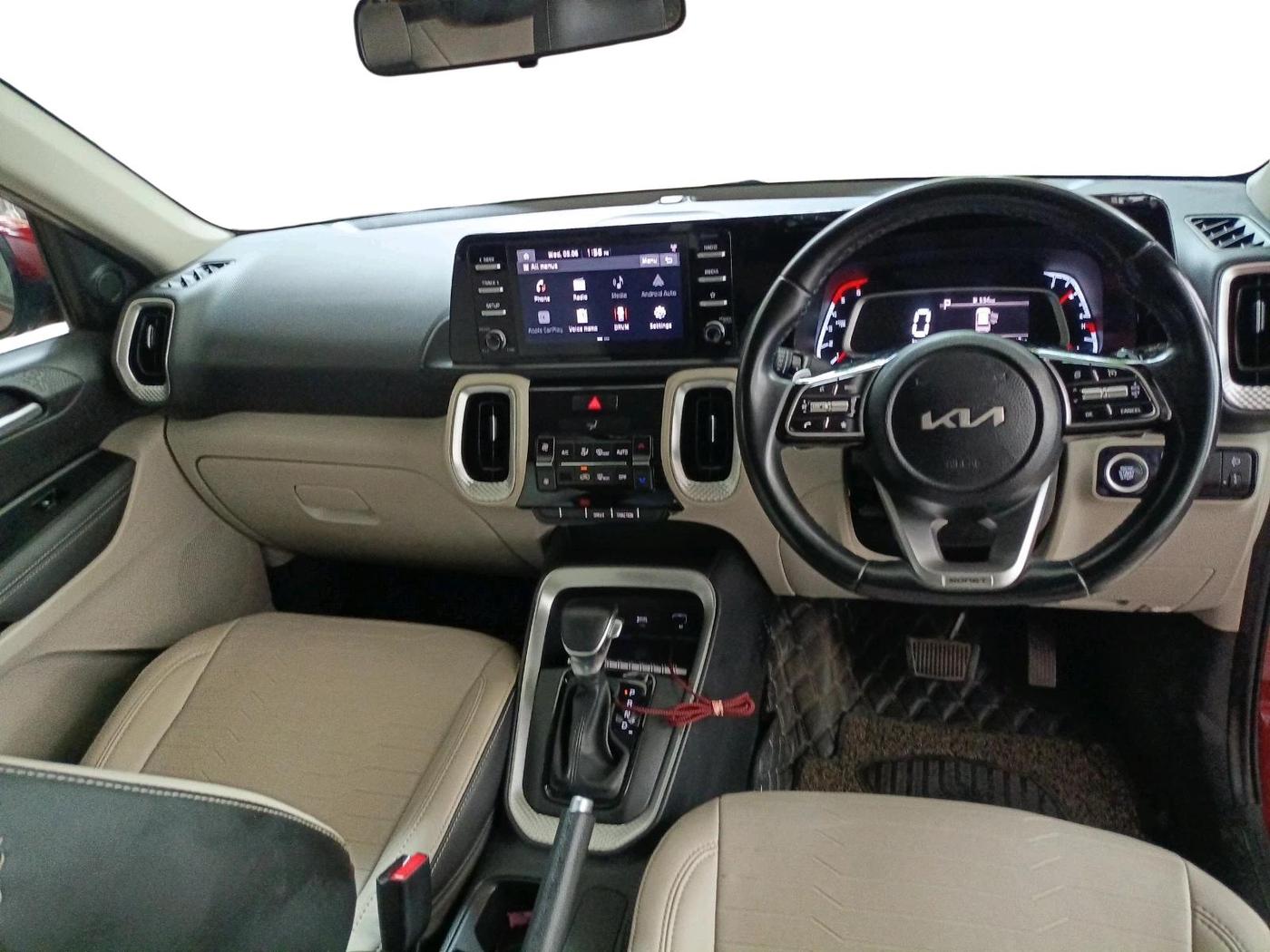 2023 KIA SONET HTX 1.5 AT, Diesel, Automatic, 19,817 km, interior
