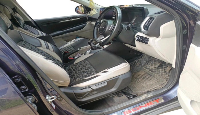 2023 KIA SONET HTX 1.0 IMT, Petrol, Manual, 60,059 km, interior