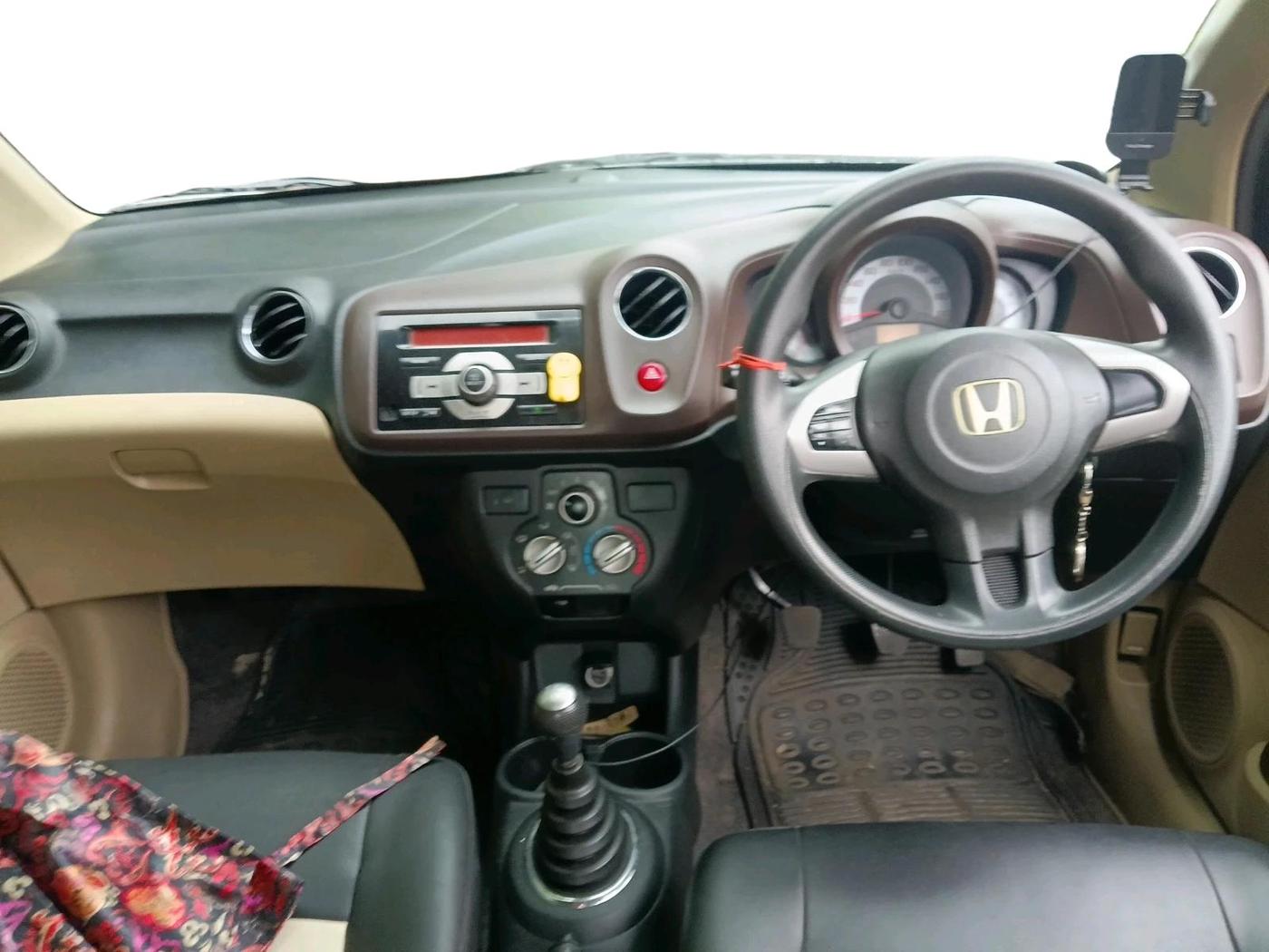 2012 Honda Brio S MT, Petrol, Manual, 43,696 km, interior