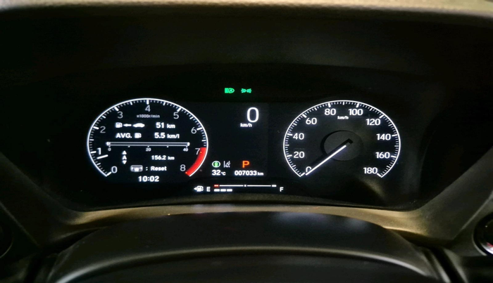 2025 Honda ELEVATE ZX CVT Black Edition, Petrol, Automatic, 7,033 km, interior