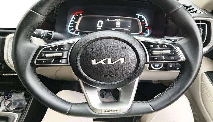 2024 KIA SONET HTX 1.0 TURBO PETROL IMT, Petrol, Manual, 14,720 km, interior