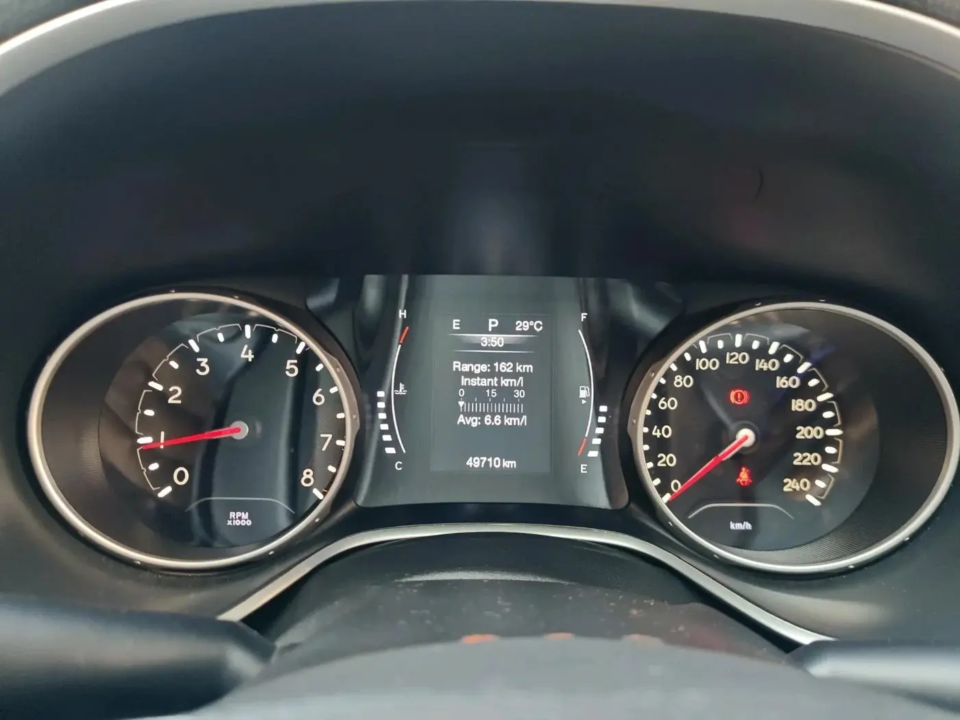 2018 Jeep Compass LIMITED (O) 1.4 PETROL AT, Petrol, Automatic, 49,710 km, interior