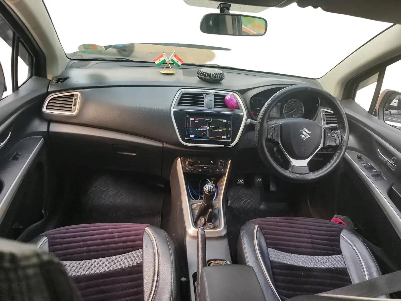 2017 Maruti S Cross ZETA 1.3, Diesel, Manual, 70,400 km, interior