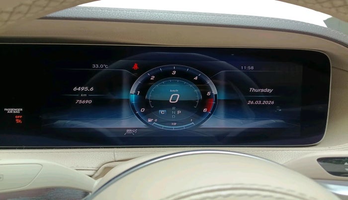 2018 Mercedes Benz S Class S350d, Diesel, Automatic, 75,690 km, interior