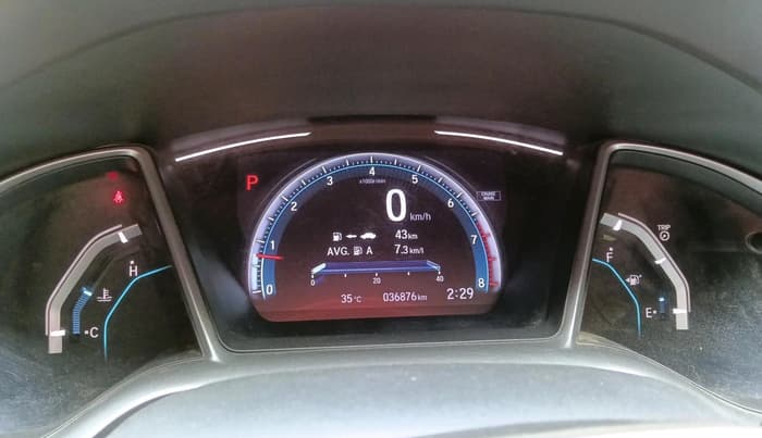 2019 Honda Civic 1.8L I-VTEC ZX CVT, Petrol, Automatic, 36,876 km, interior