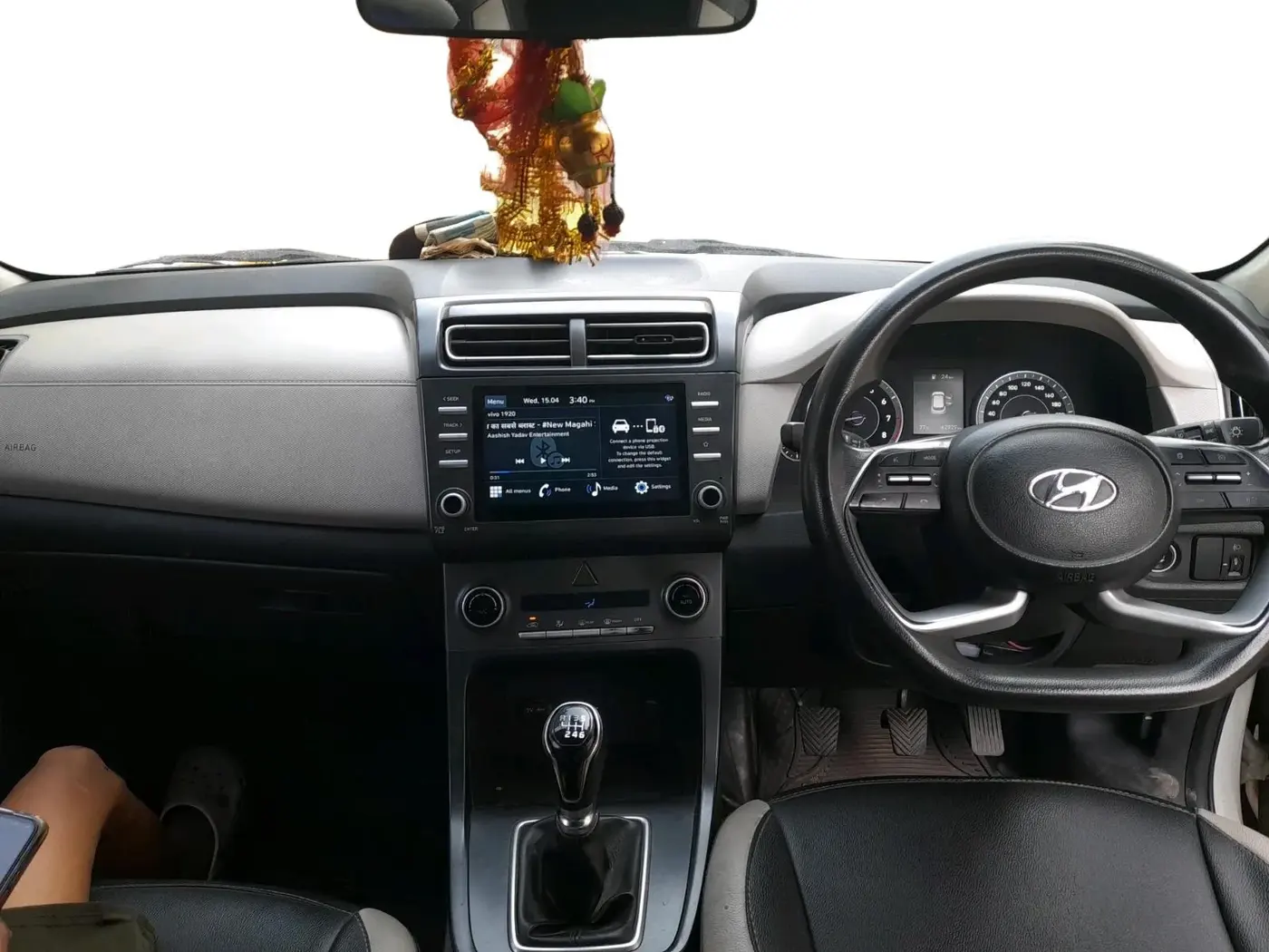 2020 Hyundai Creta S 1.5 PETROL, Petrol, Manual, 62,929 km, interior