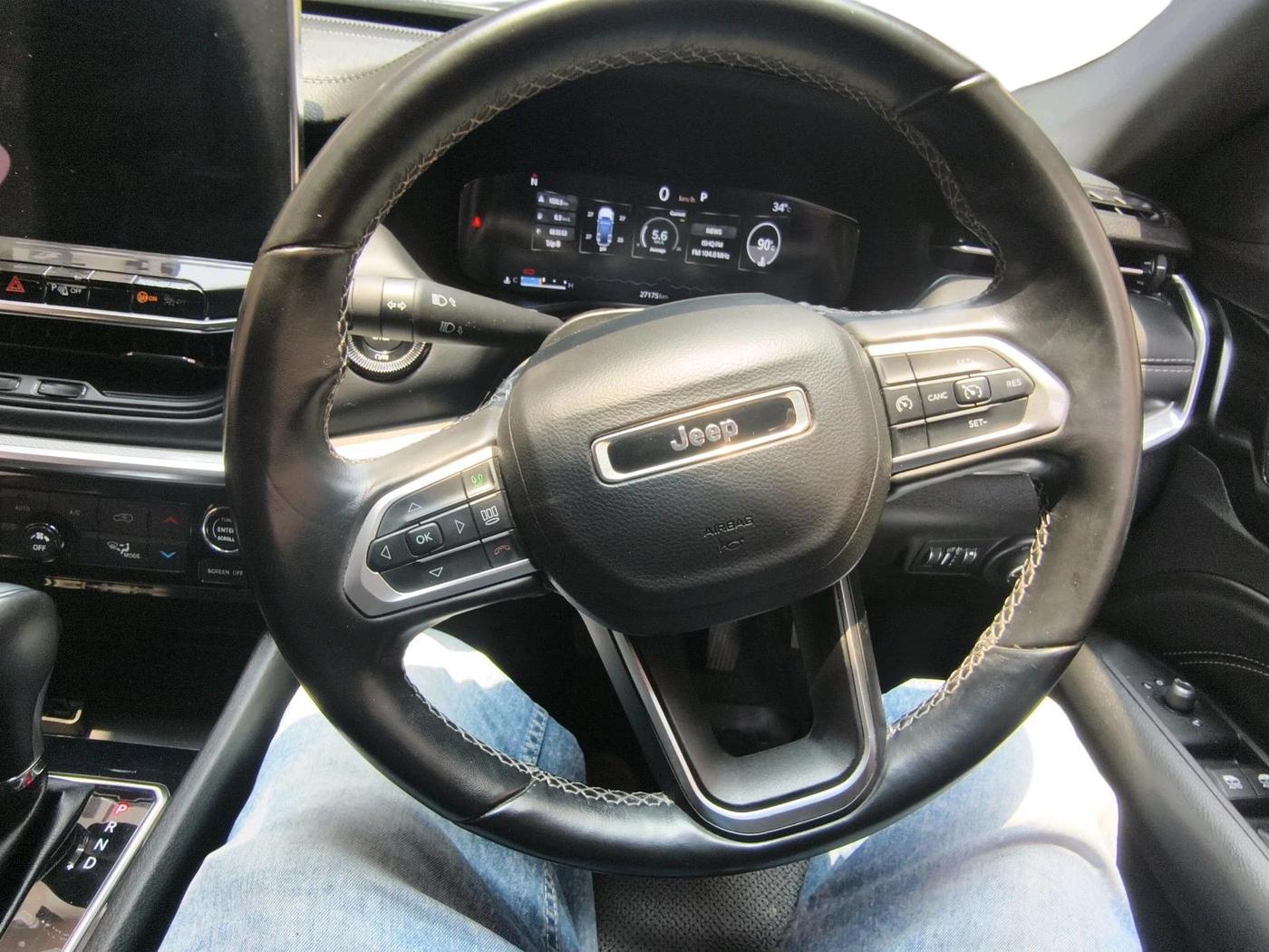 2022 Jeep Compass MODEL S (O) 1.4 PETROL DCT, Petrol, Automatic, 27,175 km, interior