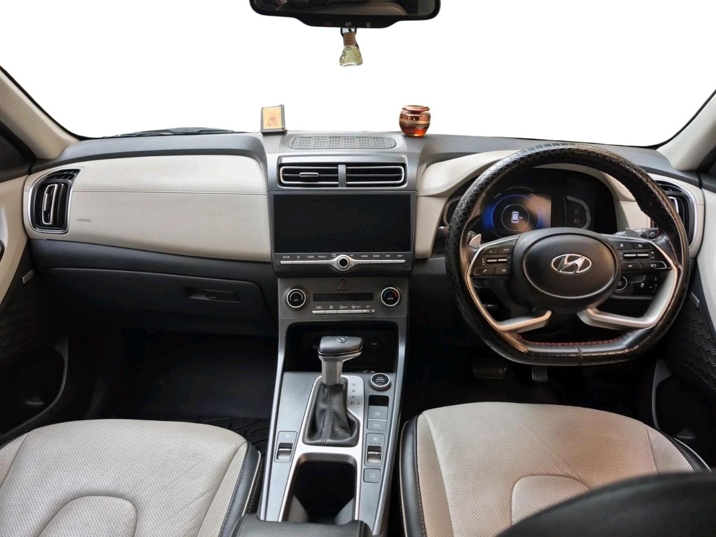 2021 Hyundai Creta SX (O) AT 1.5 DIESEL, Diesel, Automatic, 1,22,113 km, interior