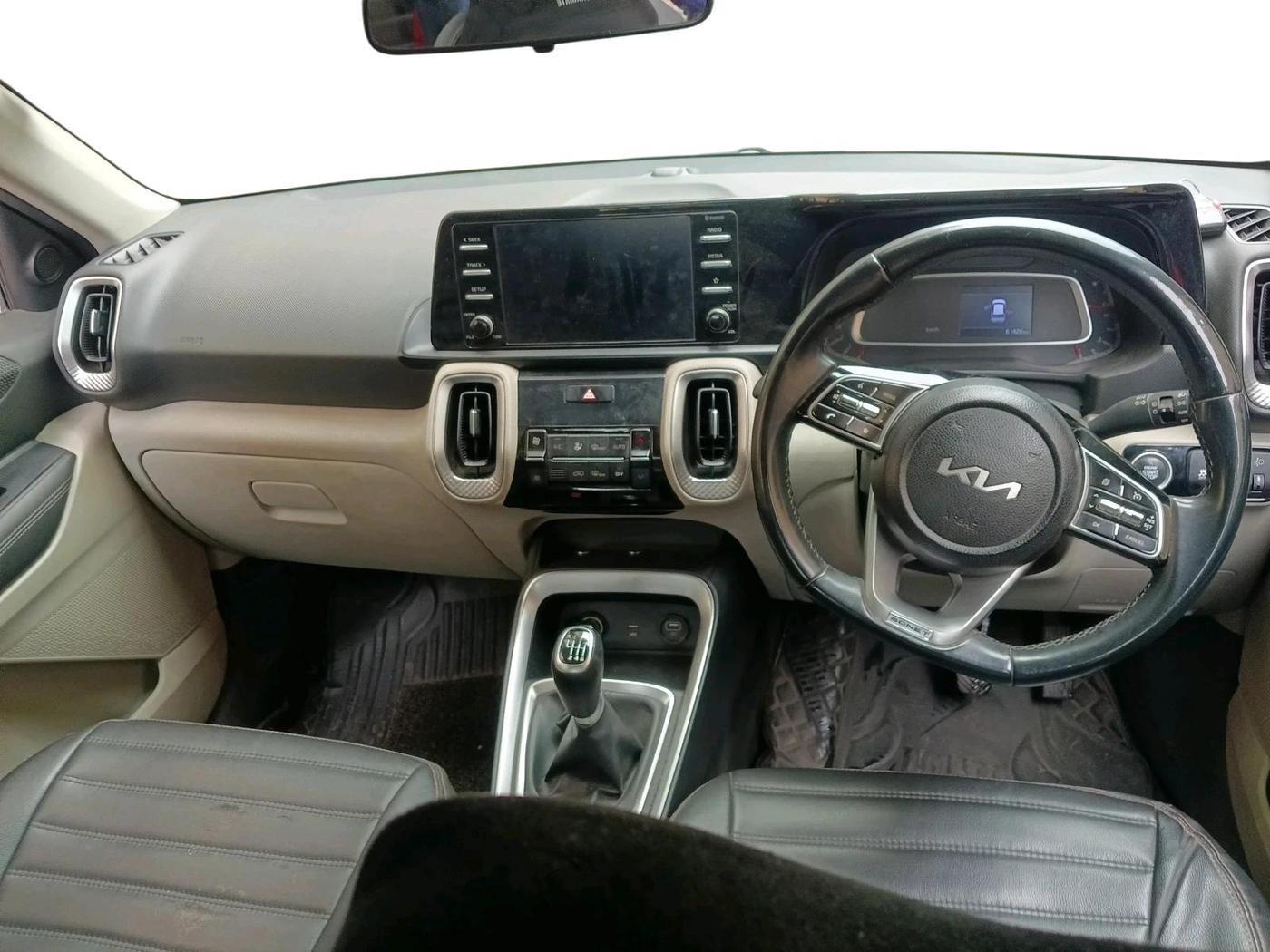 2021 KIA SONET HTX 1.0 IMT, Petrol, Manual, 61,426 km, interior