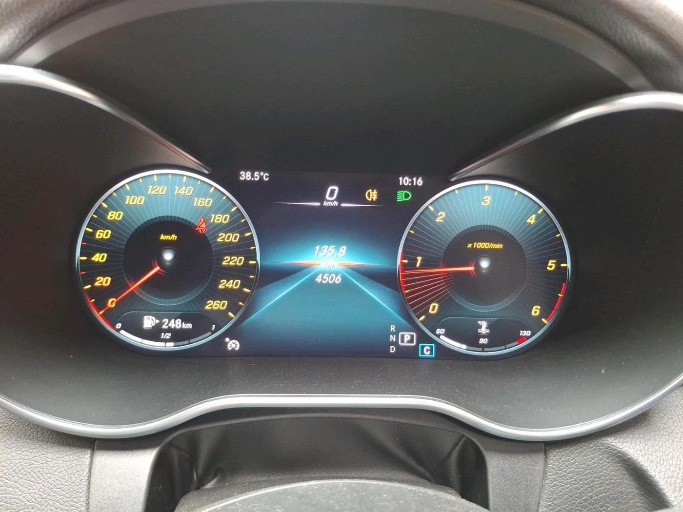2020 Mercedes Benz C Class C300d, Diesel, Automatic, 4,506 km, interior