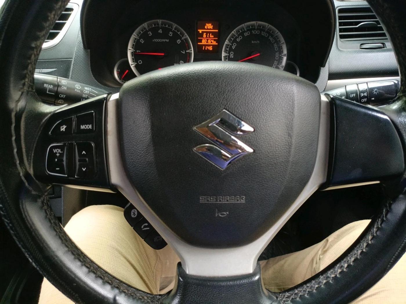 2017 Maruti Swift ZXI, Petrol, Manual, 80,164 km, interior