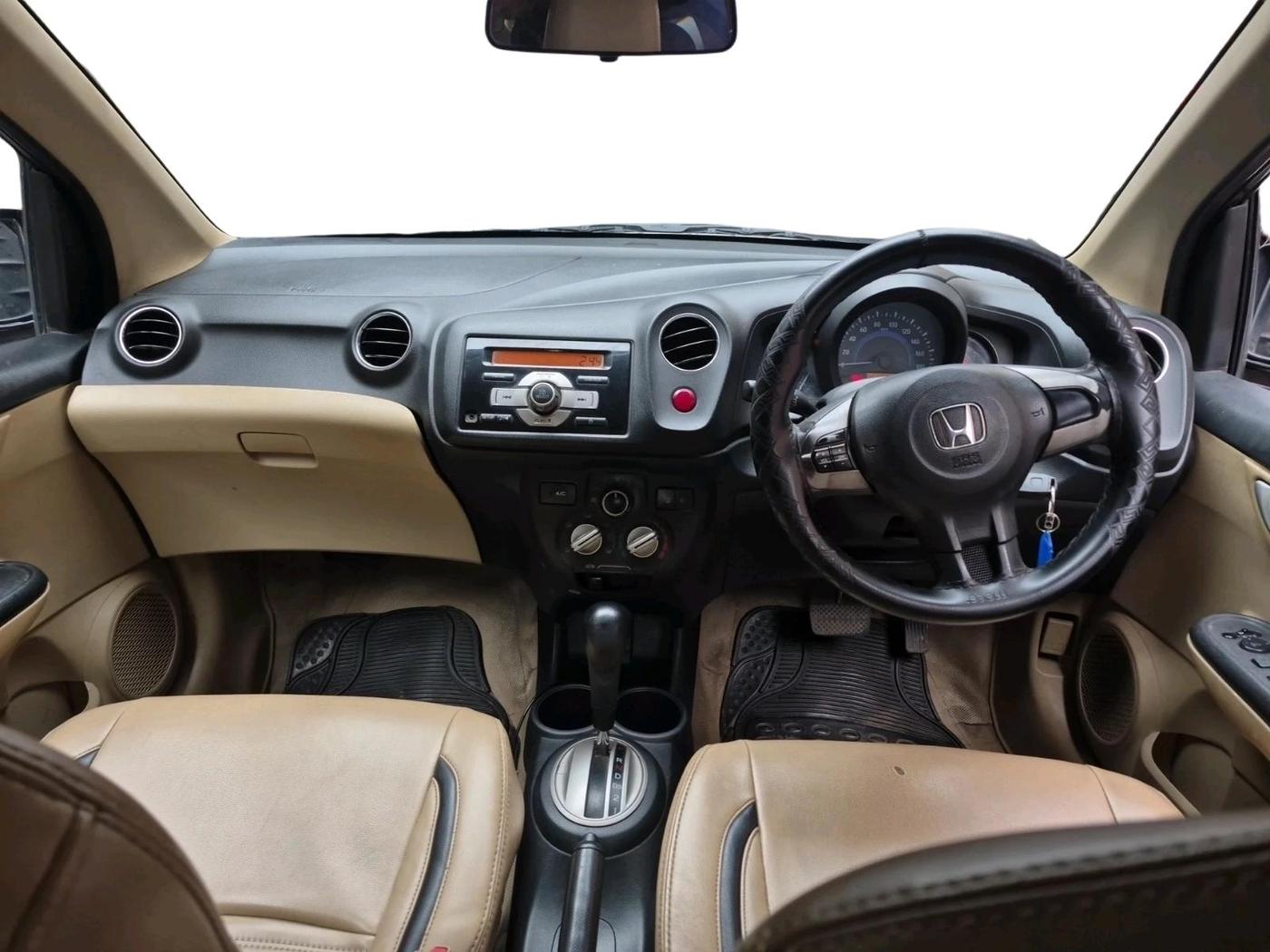 2015 Honda Brio VX AT, Petrol, Automatic, 65,807 km, interior