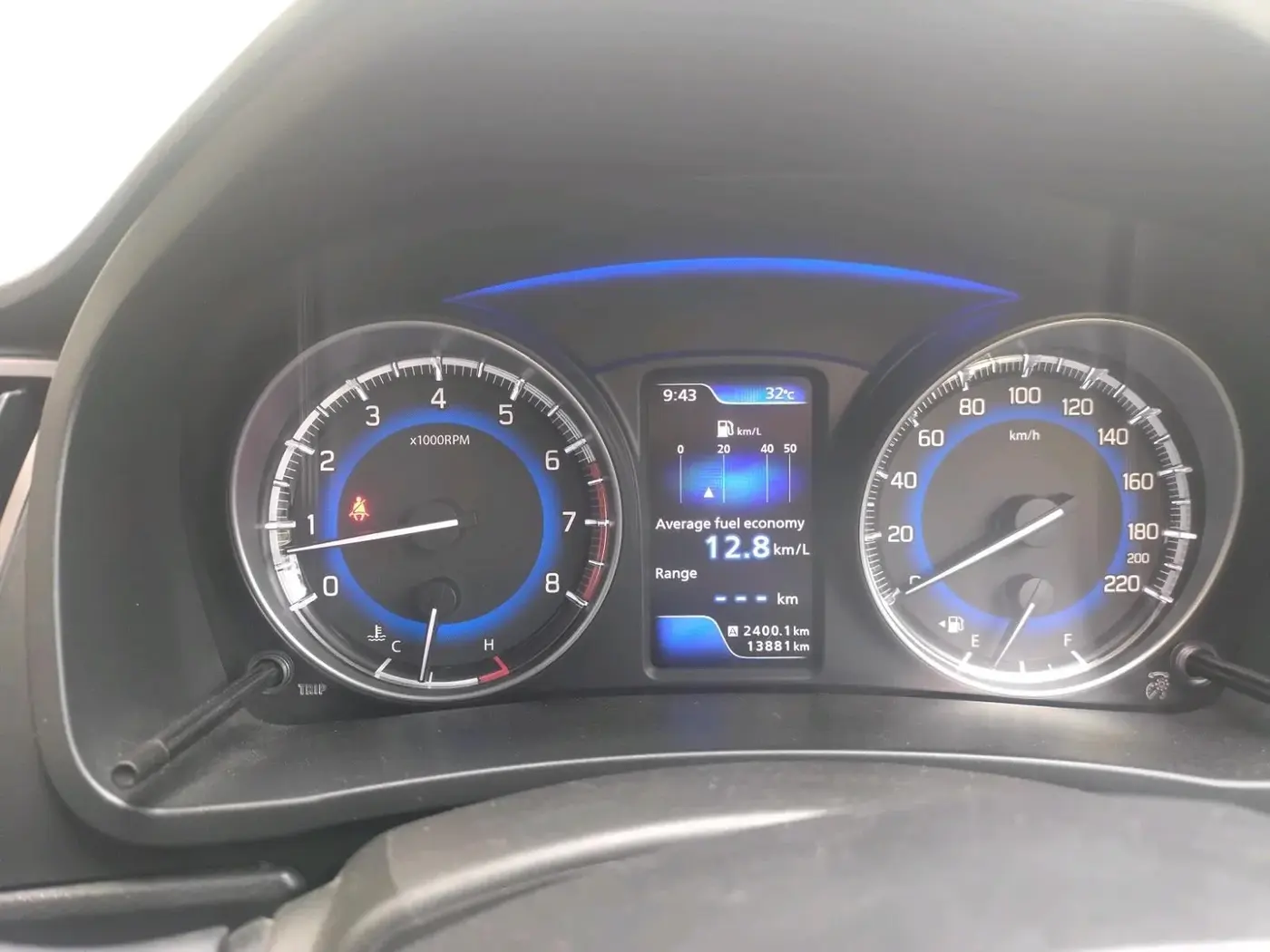 2020 Toyota Glanza V, Petrol, Manual, 13,881 km, interior
