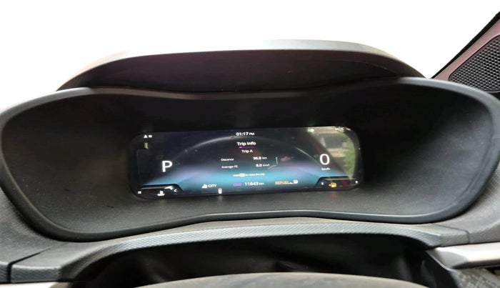 2023 Tata NEXON FEARLESS + SUNROOF DCA DUAL TONE 1.2 PETROL, Petrol, Automatic, 11,643 km, interior