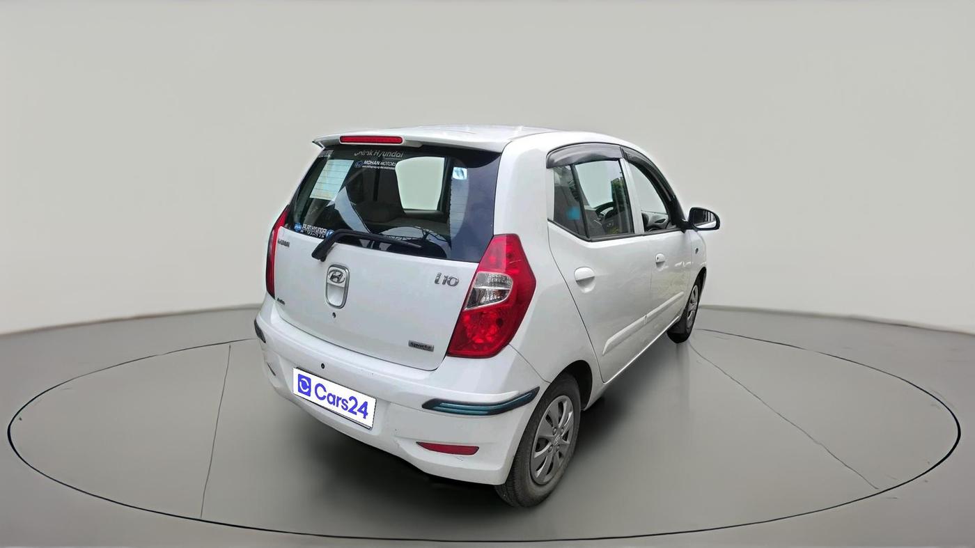 2011 Hyundai i10 SPORTZ 1.2 AT, Petrol, Automatic, 30,030 km, exterior
