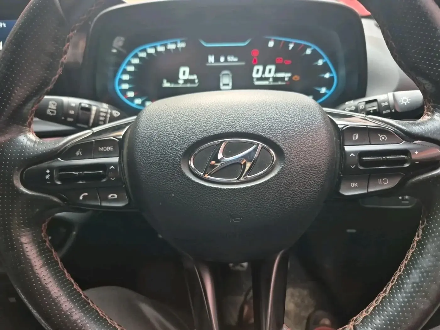 2022 Hyundai NEW I20 N LINE N8 1.0 TURBO GDI IMT DUAL TONE, Petrol, Manual, 31,200 km, interior