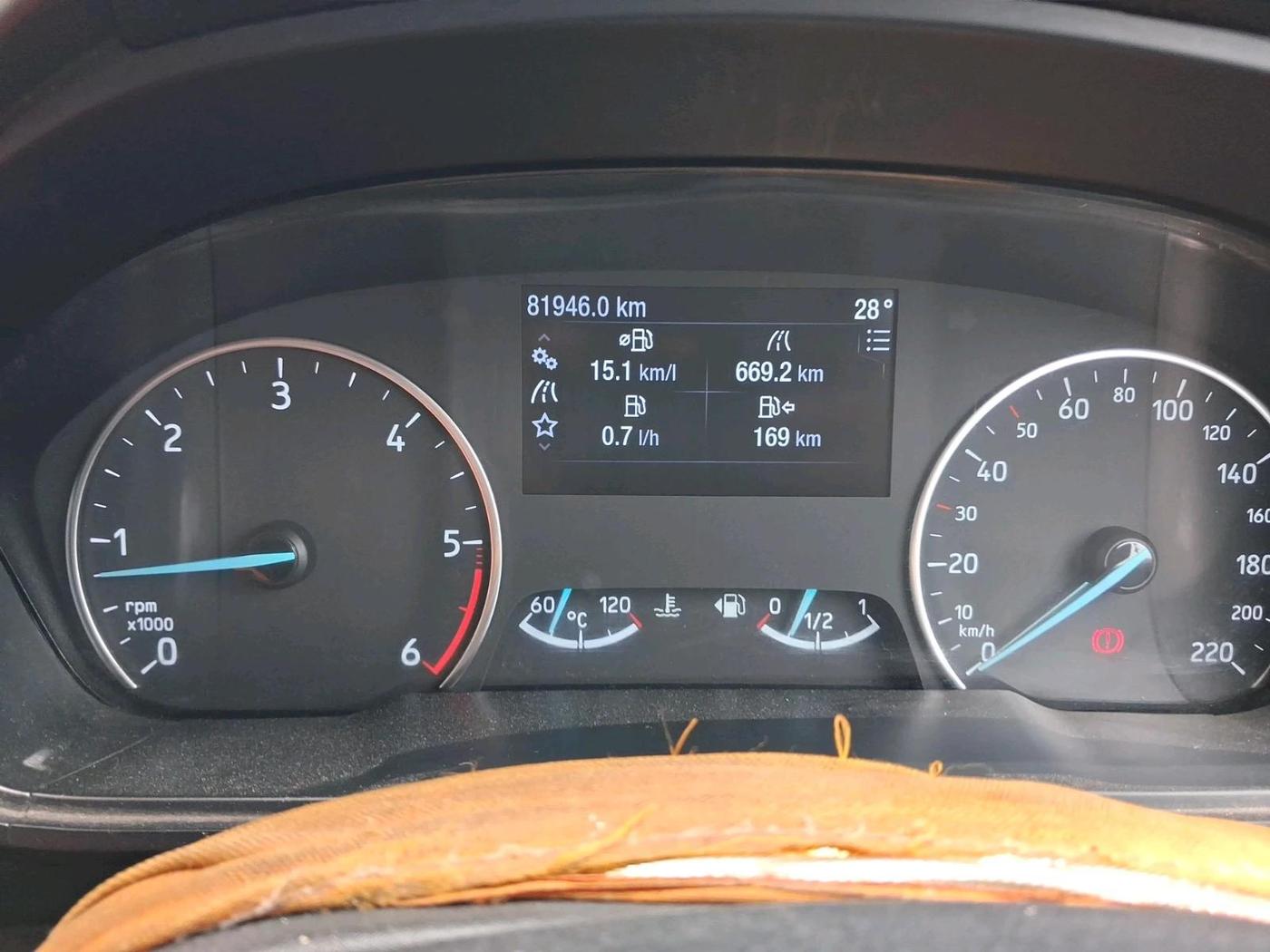 2019 Ford Ecosport TITANIUM 1.5L DIESEL, Diesel, Manual, 81,946 km, interior