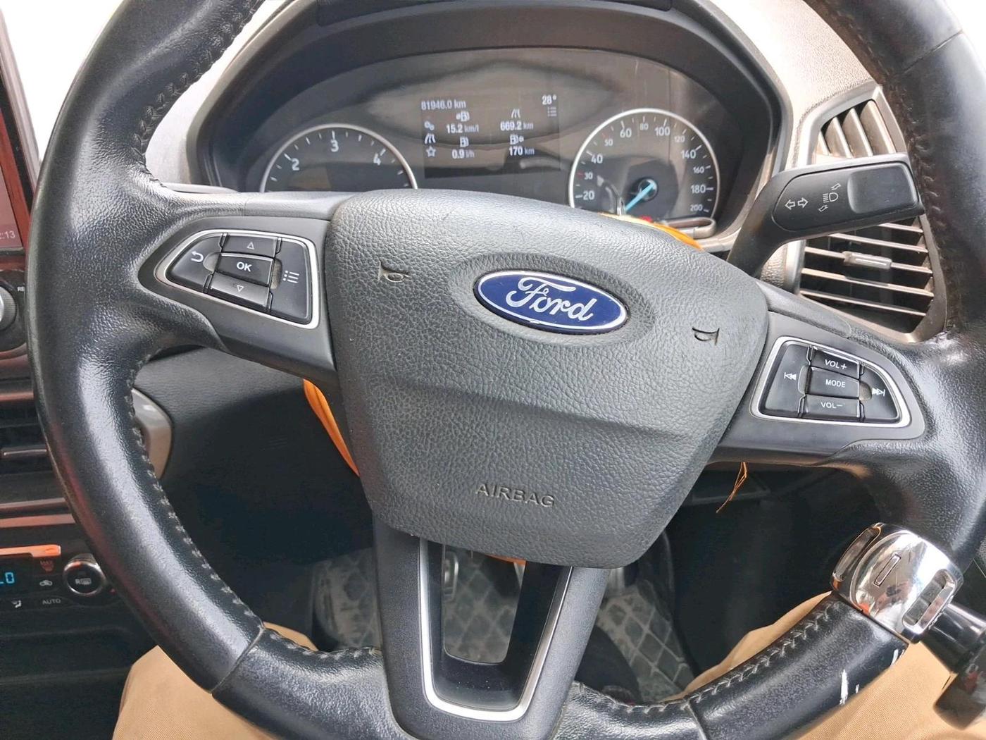 2019 Ford Ecosport TITANIUM 1.5L DIESEL, Diesel, Manual, 81,946 km, interior
