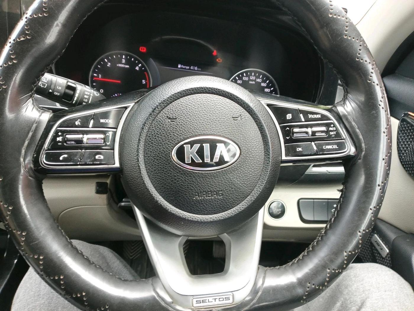 2020 KIA SELTOS HTX PLUS 1.5 DIESEL, Diesel, Manual, 2,29,444 km, interior