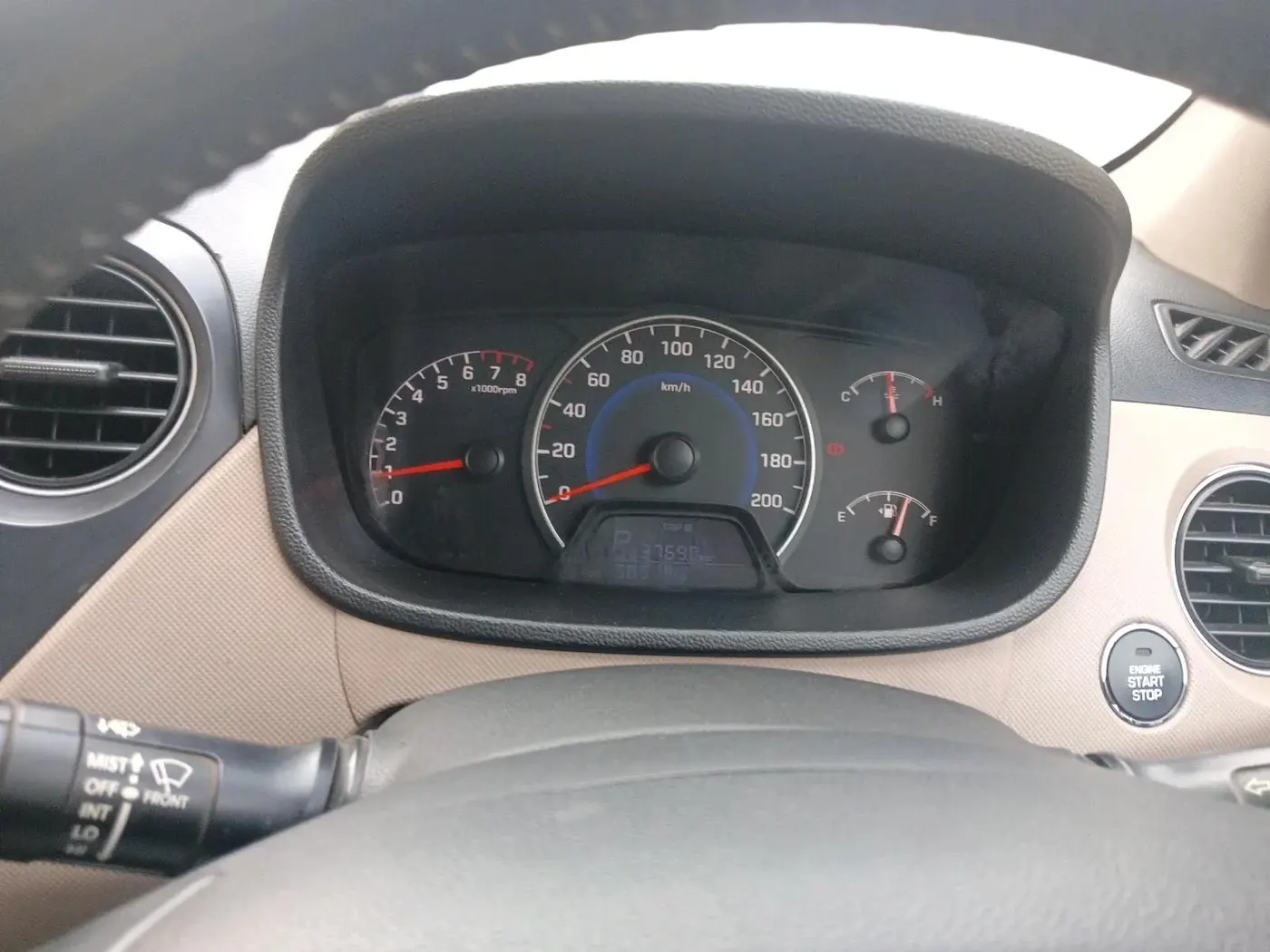 2016 Hyundai Grand i10 ASTA (O) AT 1.2 KAPPA VTVT, Petrol, Automatic, 58,516 km, interior
