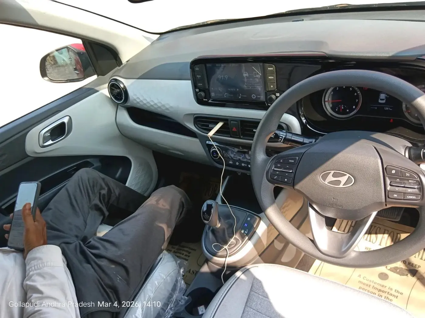2025 Hyundai GRAND I10 NIOS Sportz (O) 1.2 Kappa AMT, Petrol, Automatic, 1,281 km, interior