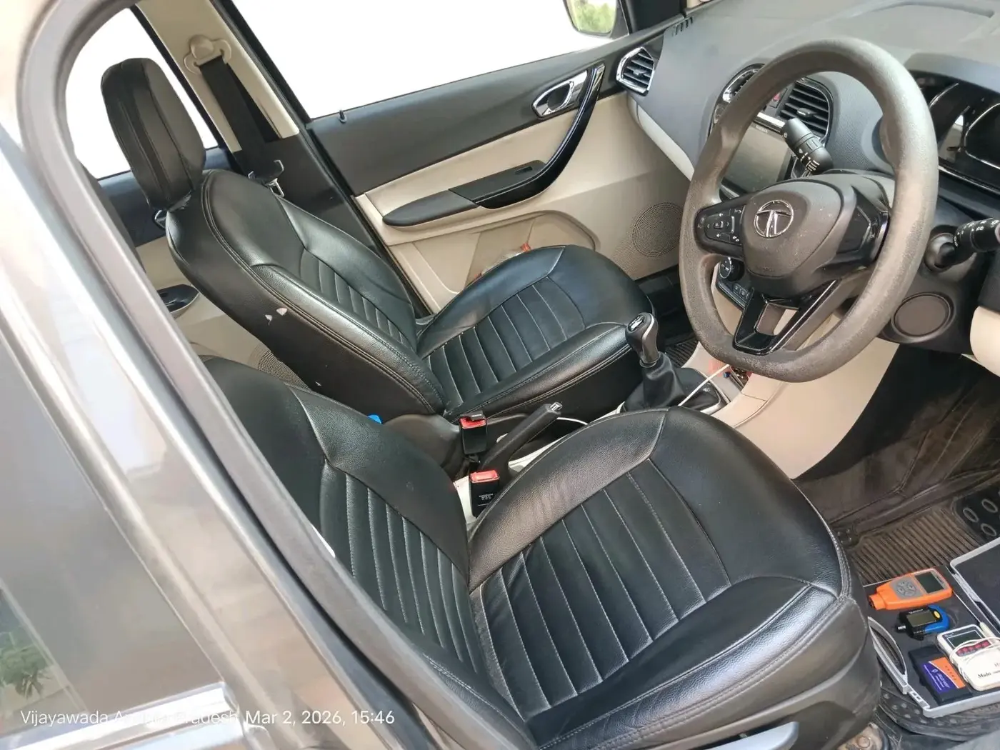 2022 Tata TIGOR XZ PLUS PETROL, Petrol, Manual, 73,759 km, interior