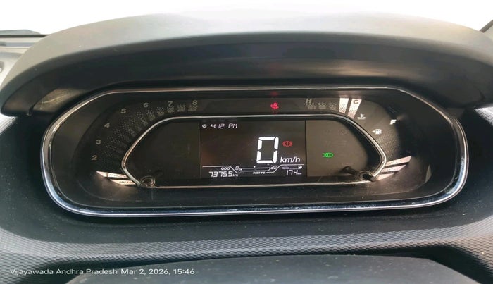 2022 Tata TIGOR XZ PLUS PETROL, Petrol, Manual, 73,759 km, interior