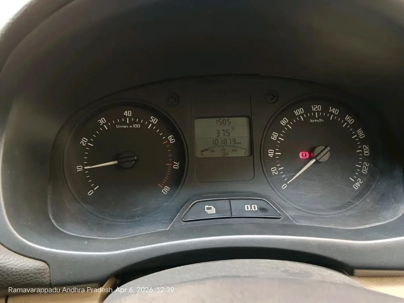 2011 Skoda Fabia AMBIENTE 1.2 MPI, Petrol, Manual, 1,01,879 km, interior