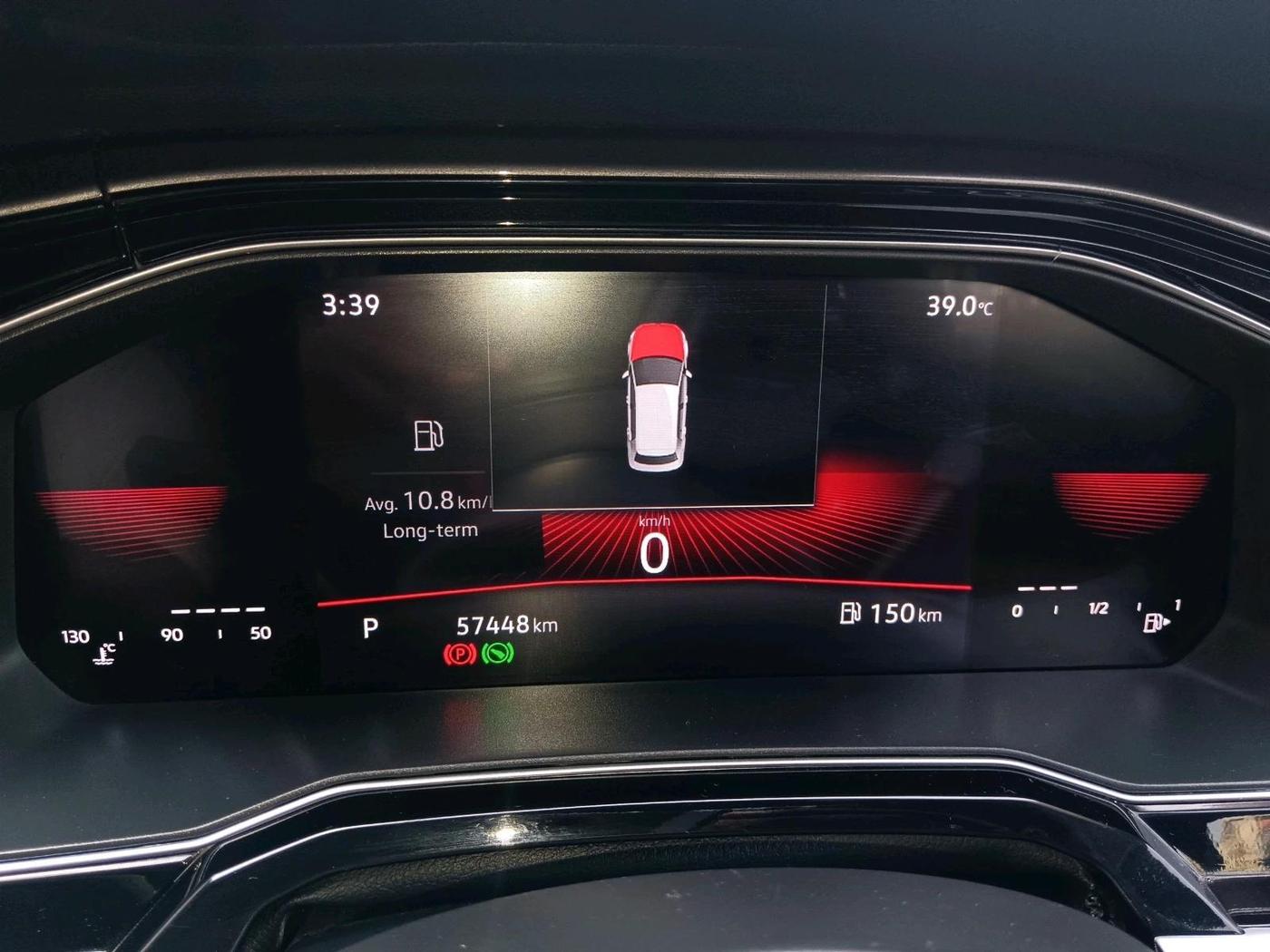 2023 Volkswagen VIRTUS GT Edge 1.5 TSI EVO DSG, Petrol, Automatic, 57,448 km, interior