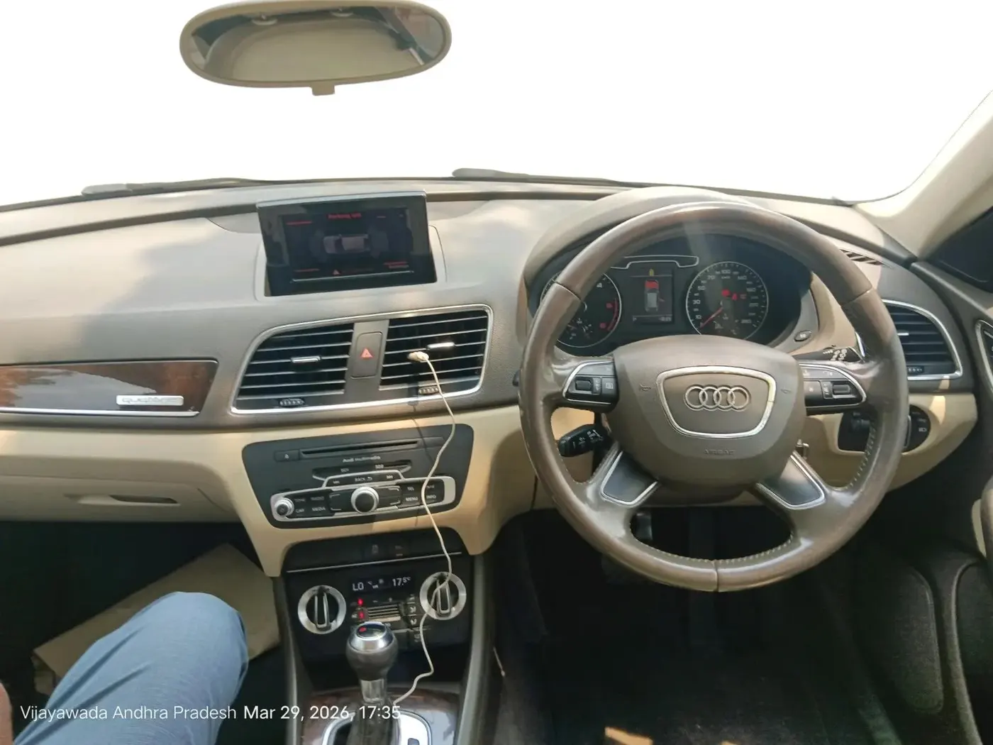 2012 Audi Q3 2.0 TDI QUATTRO, Diesel, Automatic, 1,32,816 km, interior