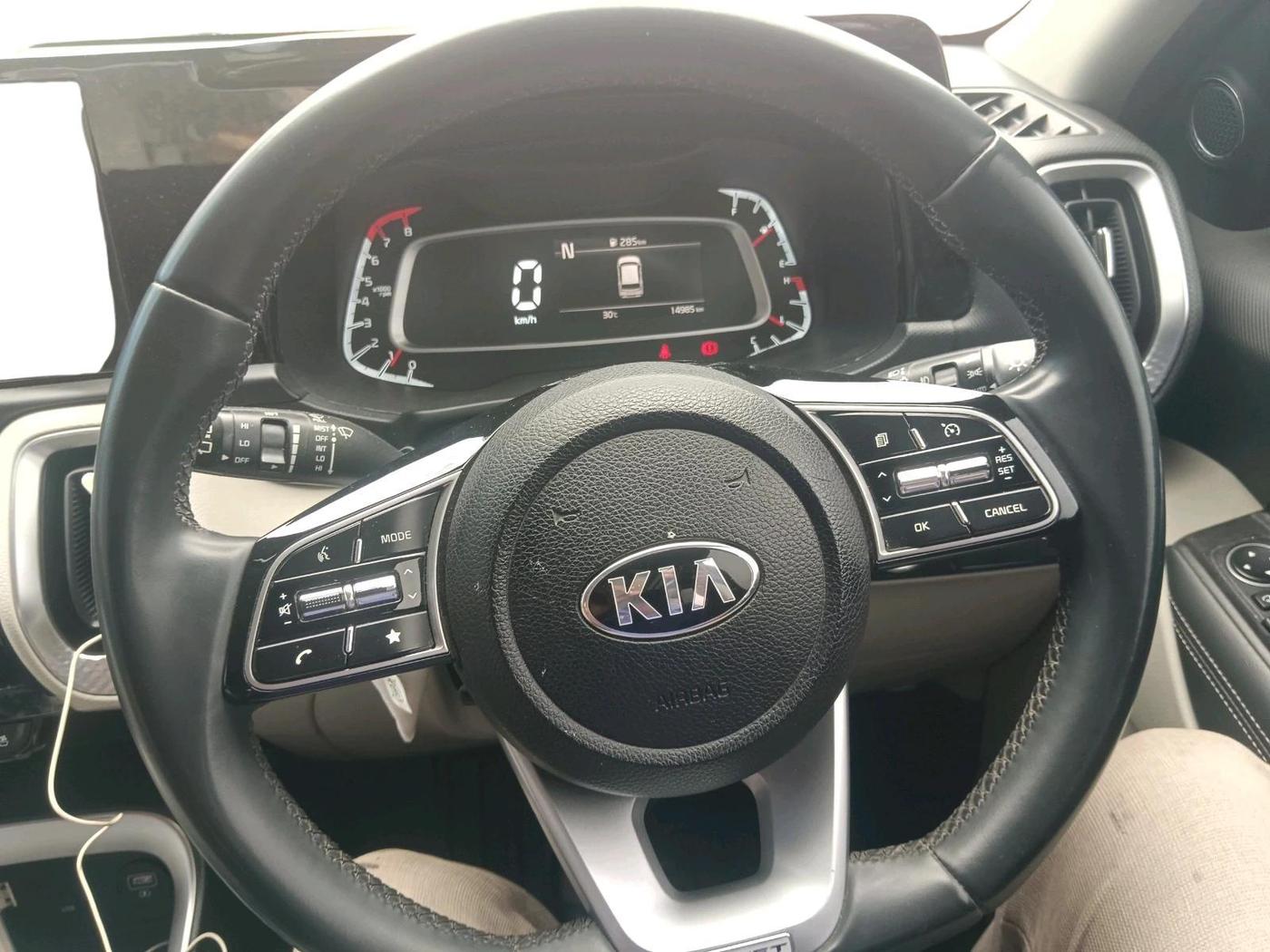2021 KIA SONET HTX PLUS 1.0 IMT, Petrol, Manual, 14,985 km, interior