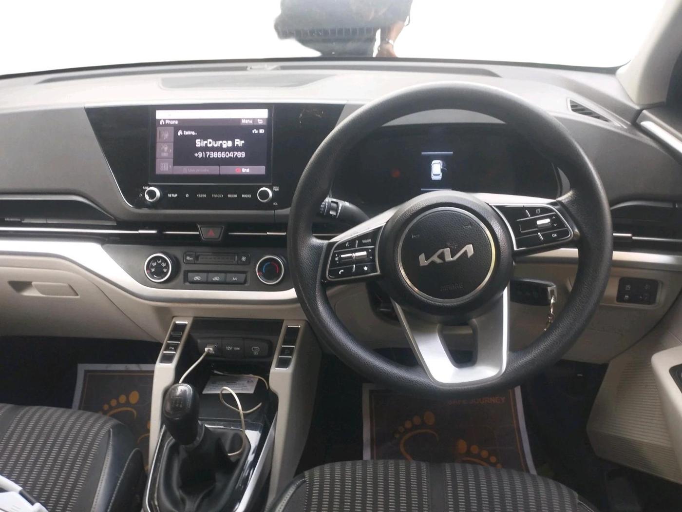 2023 KIA CARENS PRESTIGE 1.5 PETROL 7 STR, Petrol, Manual, 72,075 km, interior