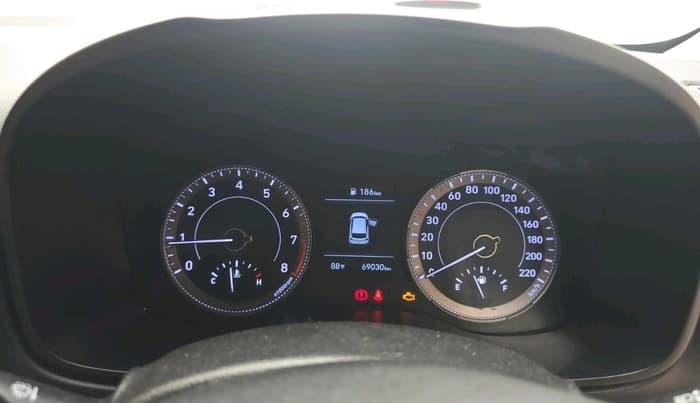 2019 Hyundai VENUE SX 1.0 (O) TURBO, Petrol, Manual, 69,030 km, interior