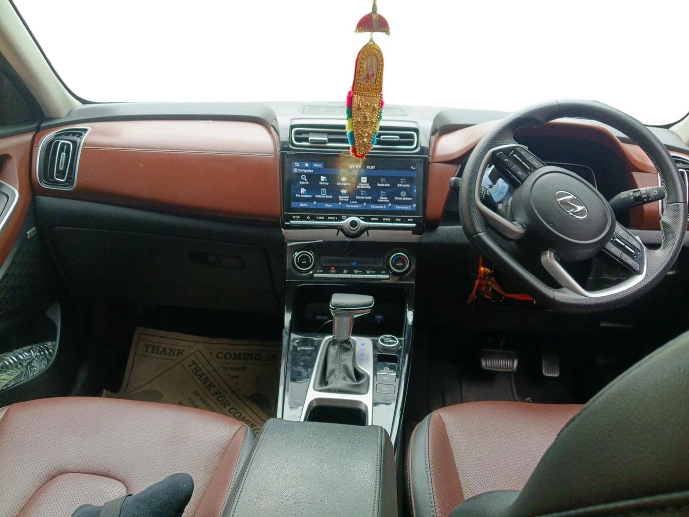 2021 Hyundai ALCAZAR PLATINUM(O) 7STR 1.5 AT, Diesel, Automatic, 49,571 km, interior