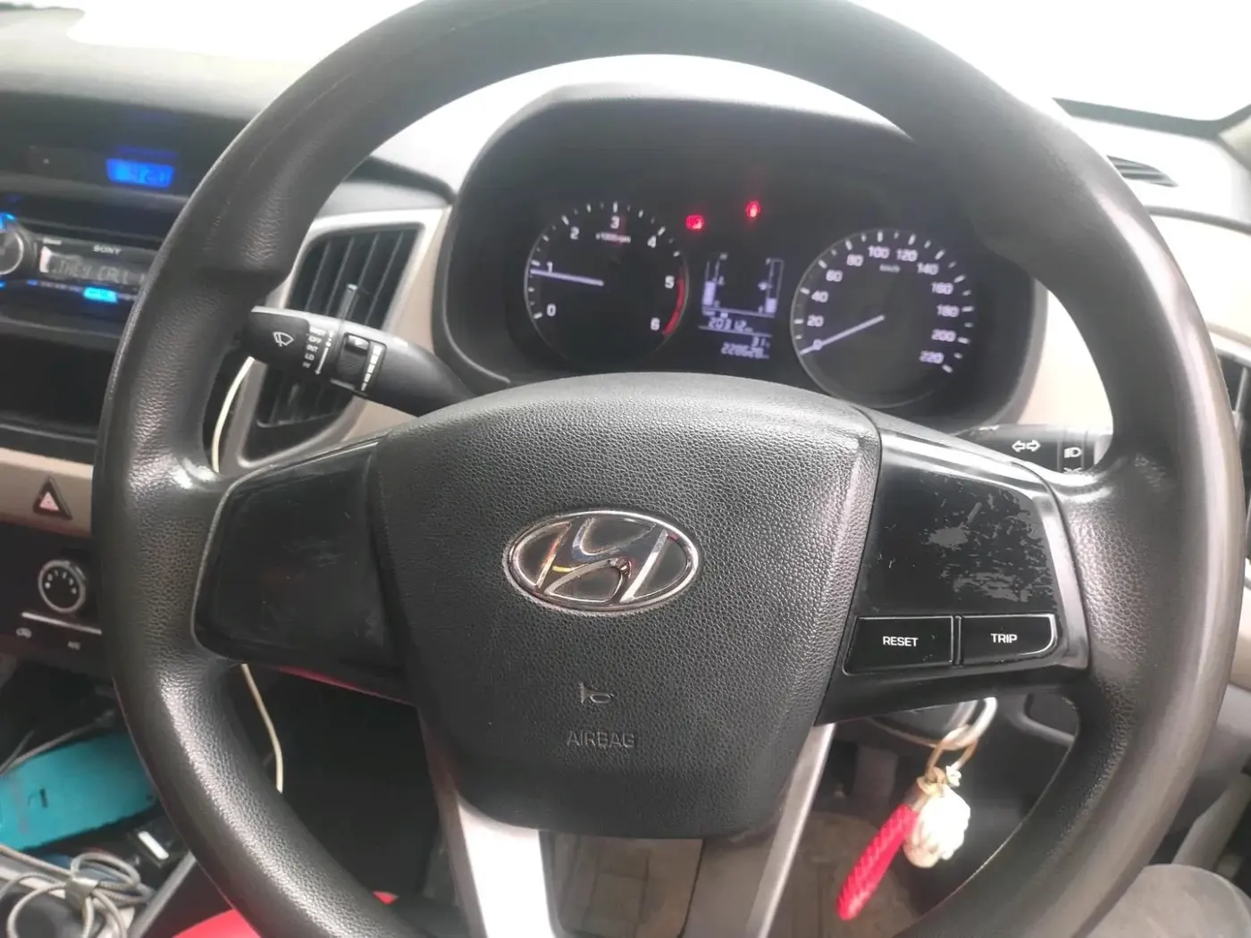 2016 Hyundai Creta BASE 1.4 DIESEL, Diesel, Manual, 2,28,628 km, interior
