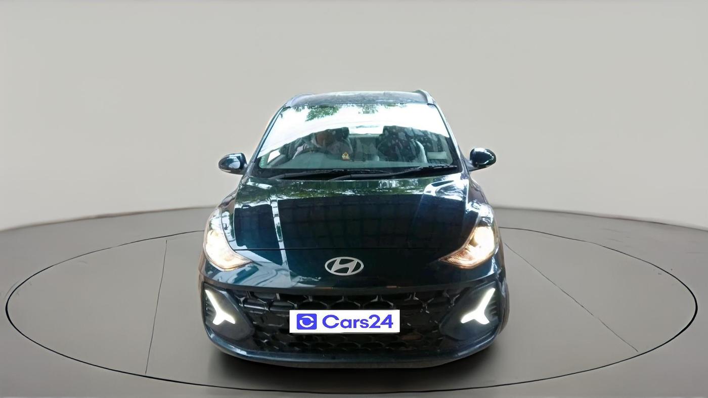 2025 Hyundai GRAND I10 NIOS Sportz (O) 1.2 Kappa AMT, Petrol, Automatic, 2,104 km, exterior