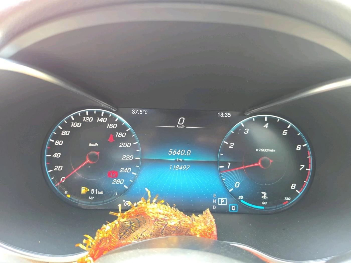 2020 Mercedes Benz C Class 200 K CLASSIC, Petrol, Automatic, 1,18,497 km, interior