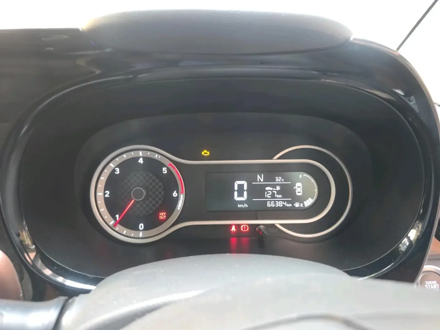 2022 Hyundai AURA SX PLUS 1.2 AMT CRDI, Diesel, Automatic, 66,384 km, interior