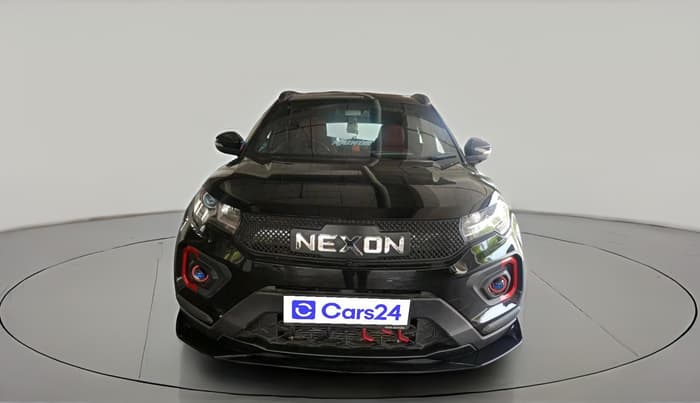 2023 Tata NEXON XZA PLUS LUX SUNROOF RED DARK PETROL, Petrol, Automatic, 27,092 km, exterior
