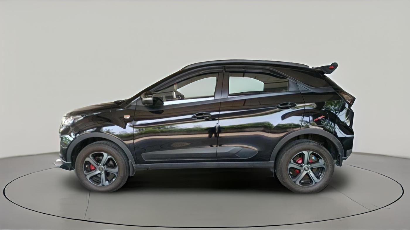 2023 Tata NEXON XZA PLUS LUX SUNROOF RED DARK PETROL, Petrol, Automatic, 27,092 km, exterior