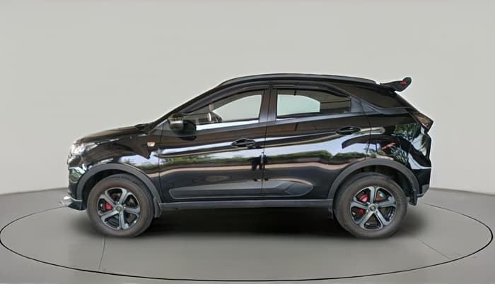 2023 Tata NEXON XZA PLUS LUX SUNROOF RED DARK PETROL, Petrol, Automatic, 27,092 km, exterior