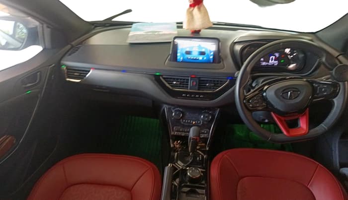 2023 Tata NEXON XZA PLUS LUX SUNROOF RED DARK PETROL, Petrol, Automatic, 27,092 km, interior