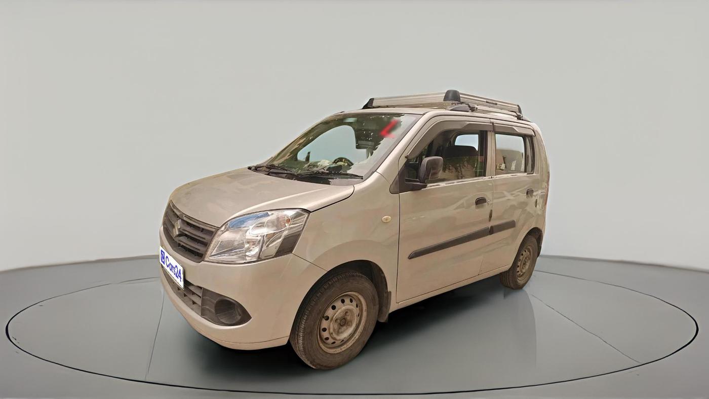 2012 Maruti Wagon R 1.0 LXI CNG, CNG, Manual, 1,28,664 km, exterior