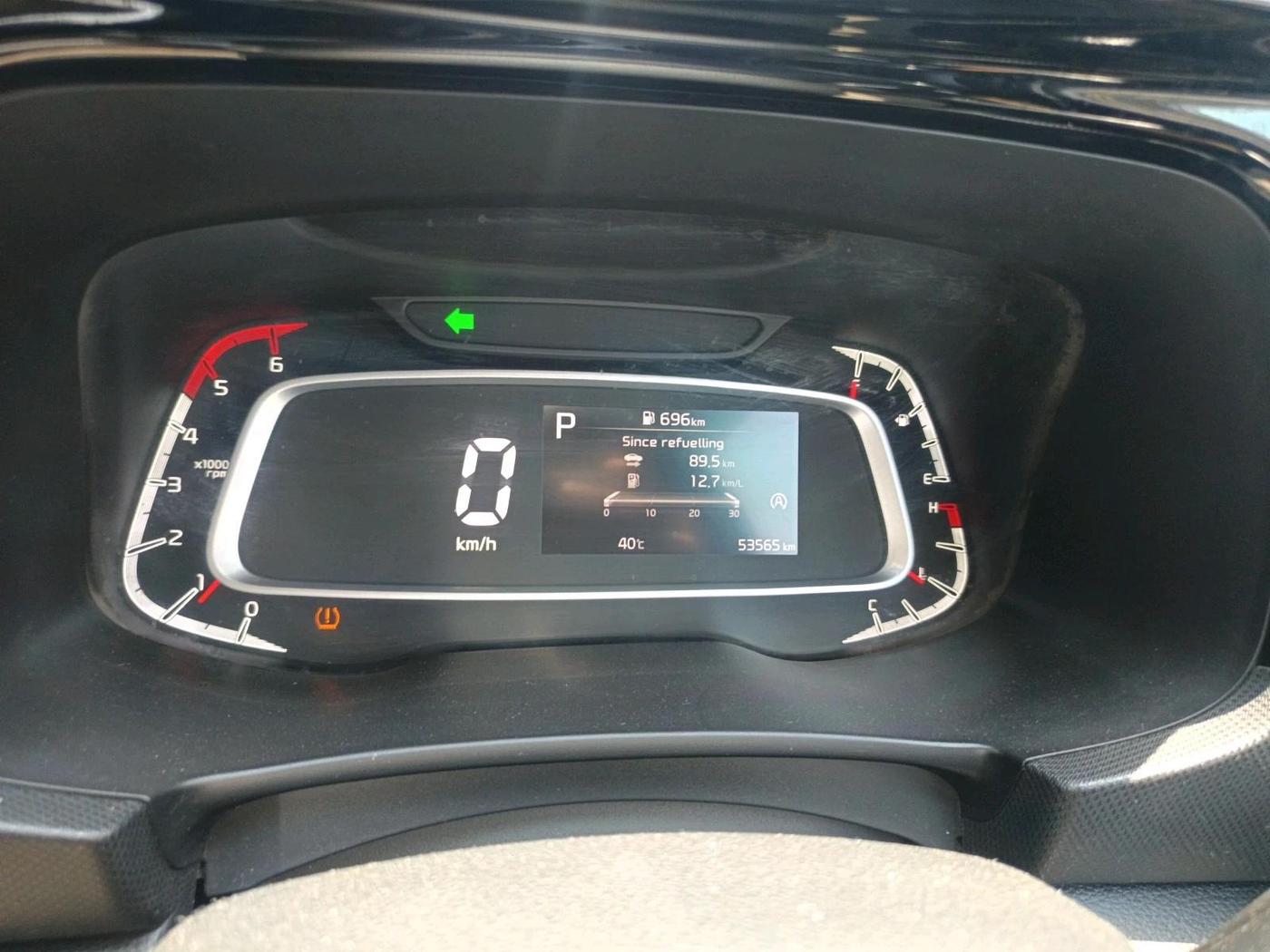2024 KIA SONET HTX 1.5 AT, Diesel, Automatic, 53,565 km, interior