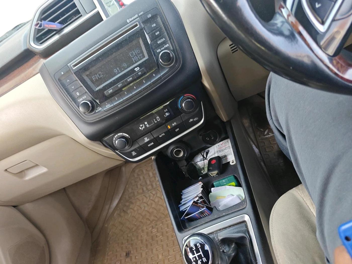 2017 Maruti Dzire ZXI, Petrol, Manual, 1,08,854 km, interior