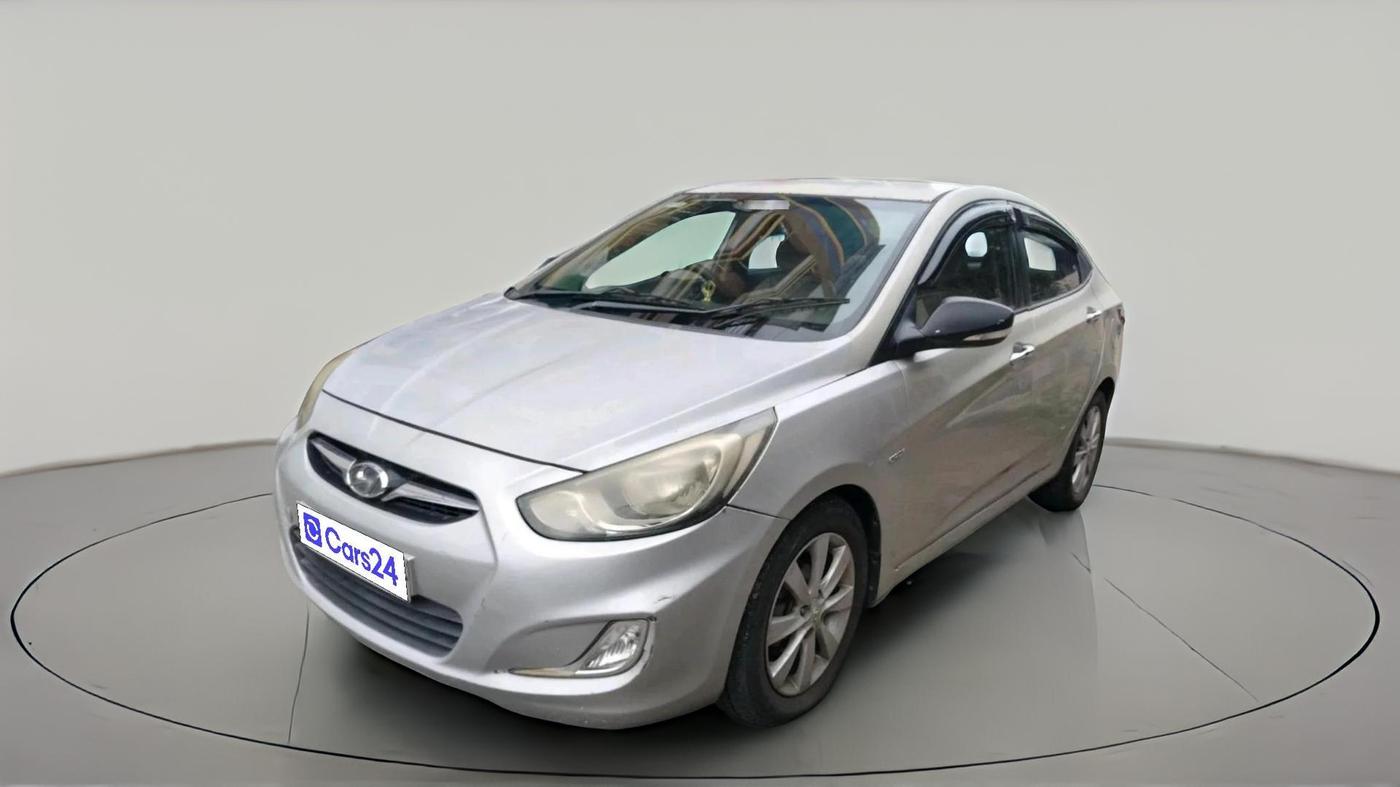 2013 Hyundai Verna FLUIDIC 1.6 CRDI SX AT, Diesel, Automatic, 87,959 km, exterior