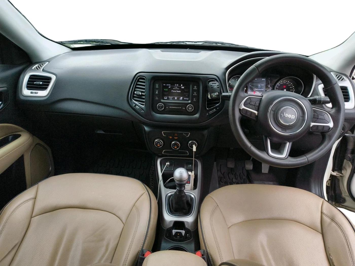 2018 Jeep Compass LONGITUDE 2.0 DIESEL, Diesel, Manual, 94,800 km, interior