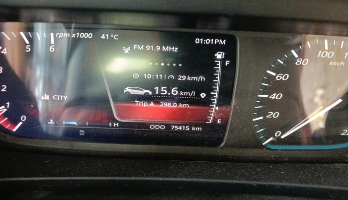 2021 Tata ALTROZ XZ DIESEL, Diesel, Manual, 75,415 km, interior