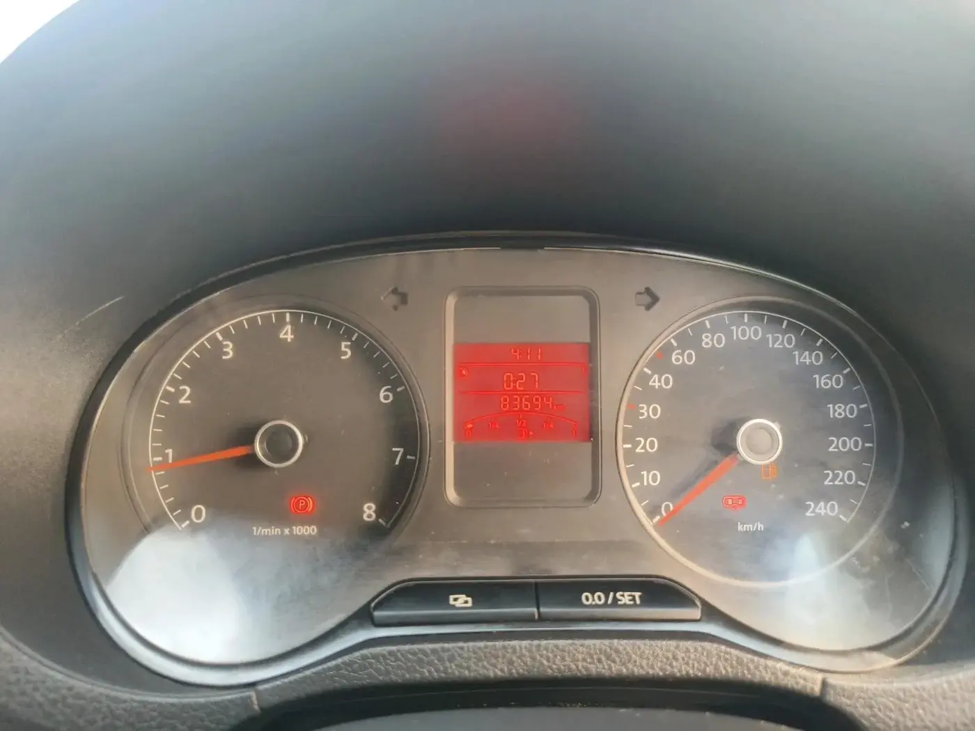 2013 Volkswagen Polo HIGHLINE1.2L, Petrol, Manual, 83,694 km, interior