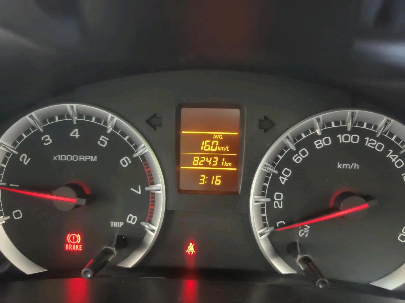 2016 Maruti Swift VXI, Petrol, Manual, 82,431 km, interior